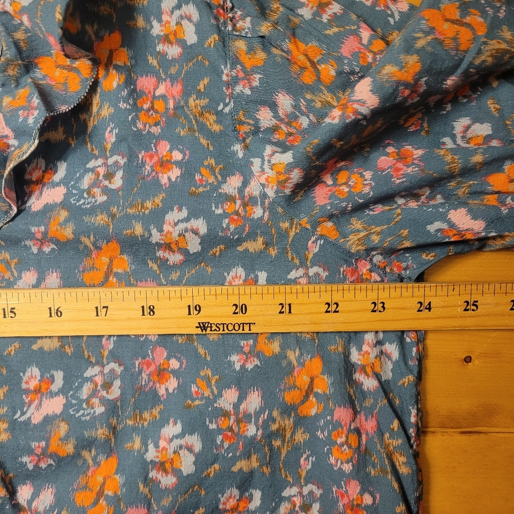 🌻Sundance Floral Ruffle Blouse - Multicolor - Picture 9 of 13